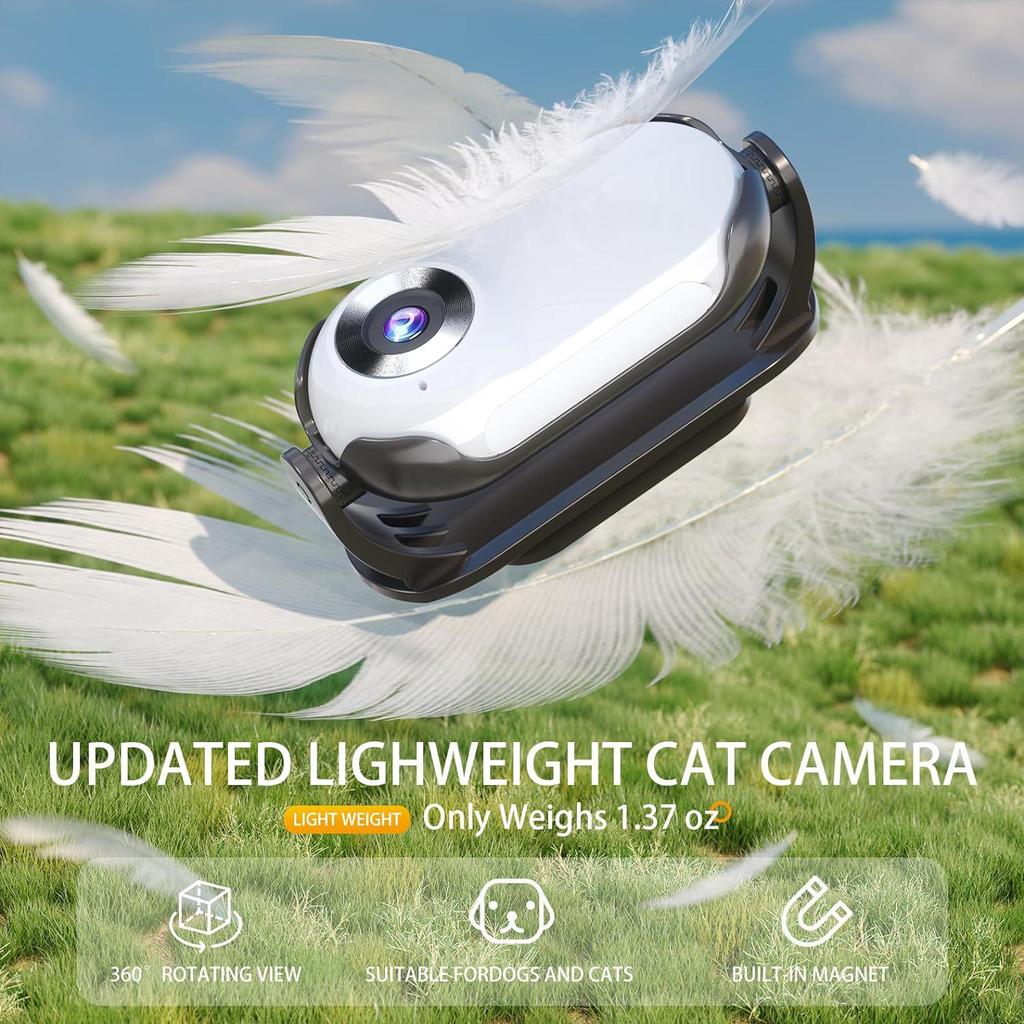 Adjustable Angle Pet Vlog Camera for Cats & Dogs