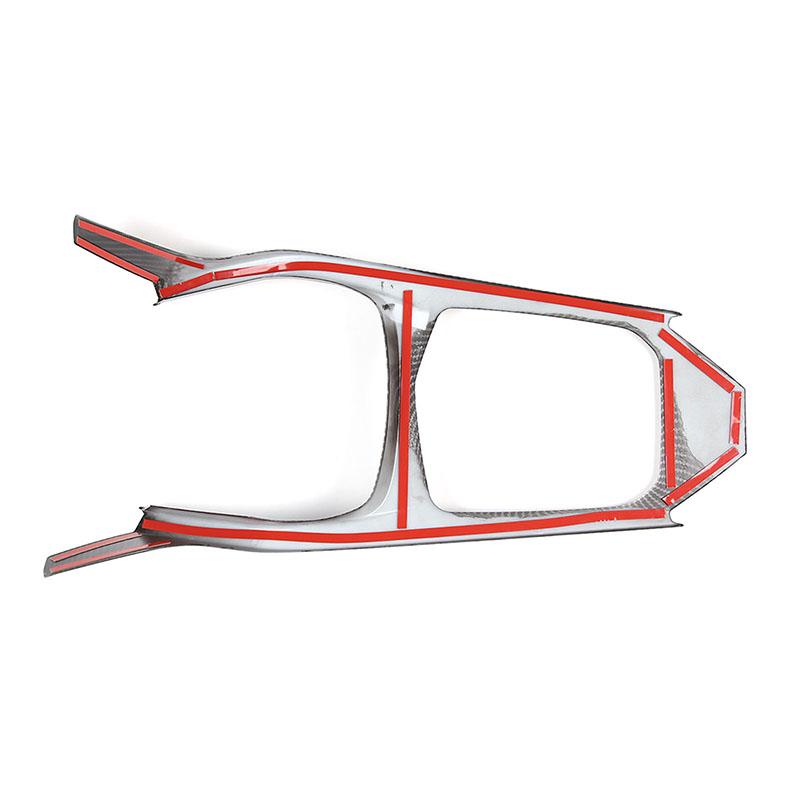ABS Carbon Fiber For BMW 1 Series 2 Series F40 F44 2020-2025 Car Center Control Panel Frame Decoration Sticker Car Accessories