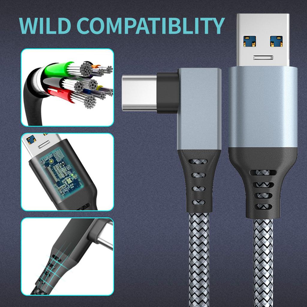 VR Link Cable 5Gbps High Speed Data Transfer Suitable For VR Virtual Reality Headset Gaming Connection PC