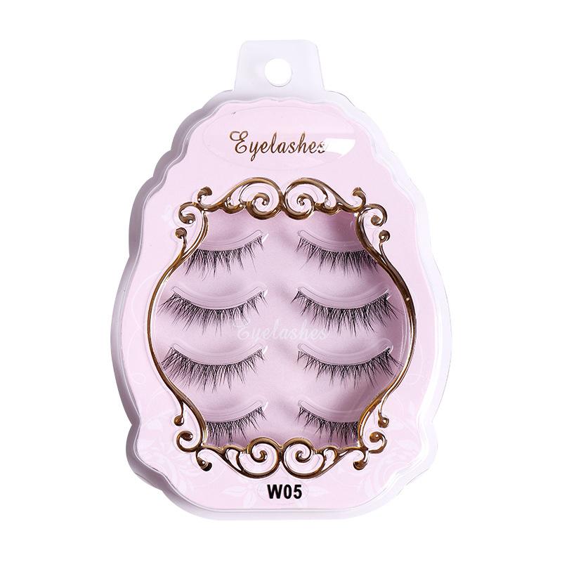 Little Devil Sharpened False Eyelash Powder Boxed, Natural Thick And Slender Eyelashes, Nude Makeup, Pseudo-Plain Eyelashes
