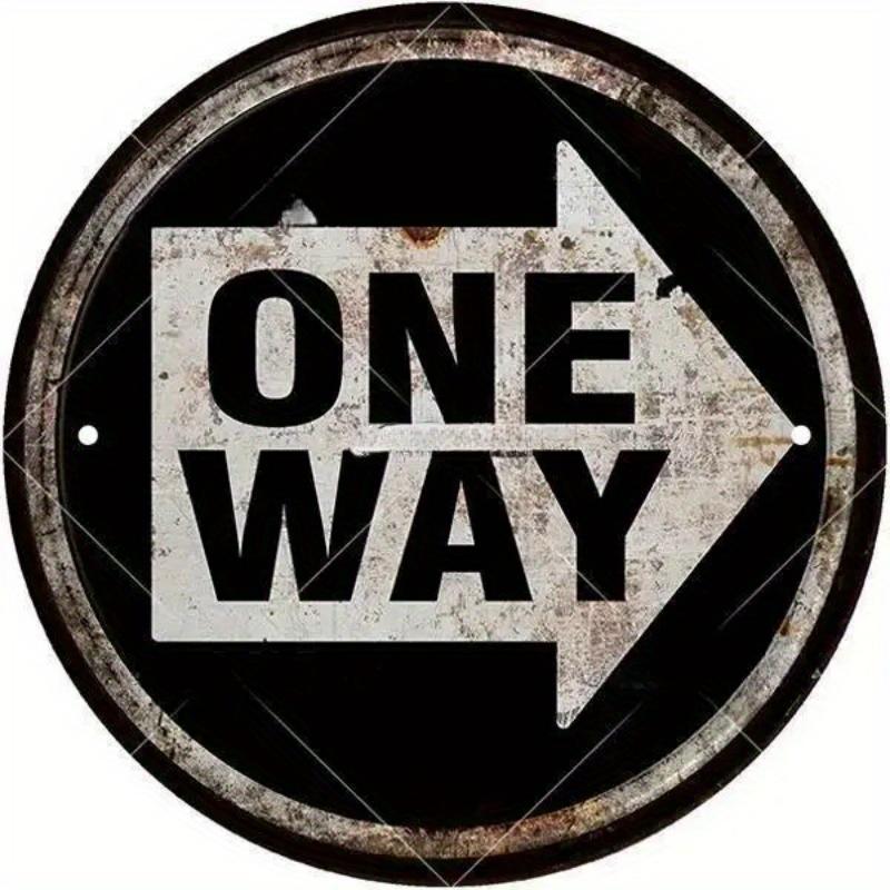 Holzschild „STOP“ mit Warnung, rund, für Garage, Vintage, Holzschild, Blechschild, Wanddekoration für Zuhause, Bar, Kneipe, Ladenschild, Männerhöhle, Yad, Outdoor, für Tür