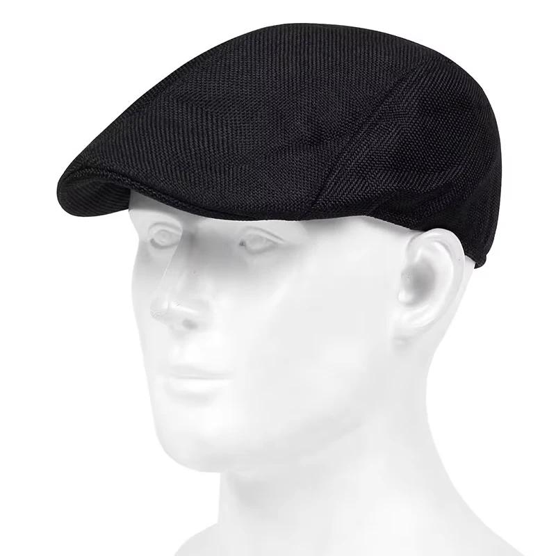 Mens Solid Casette Caps Spring And Summer Outdoor Casual Golf Hats Street Trend Hat