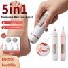 2/5 In 1 Foot Trimmer Adjustable Callus Remover Pedicure Tool Electric Foot File  Foot Care Tool