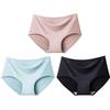 CINOON 3Pcs/lot Seamless Panty Set Underwear Female Comfort Intimates Fashion Female Low-Rise Briefs 10 Colors Lingerie