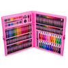 Kinderplay Coffret Artistique 168 Pièces Enfant Avec Valise Crayons Feutres Peintures (KP6842)