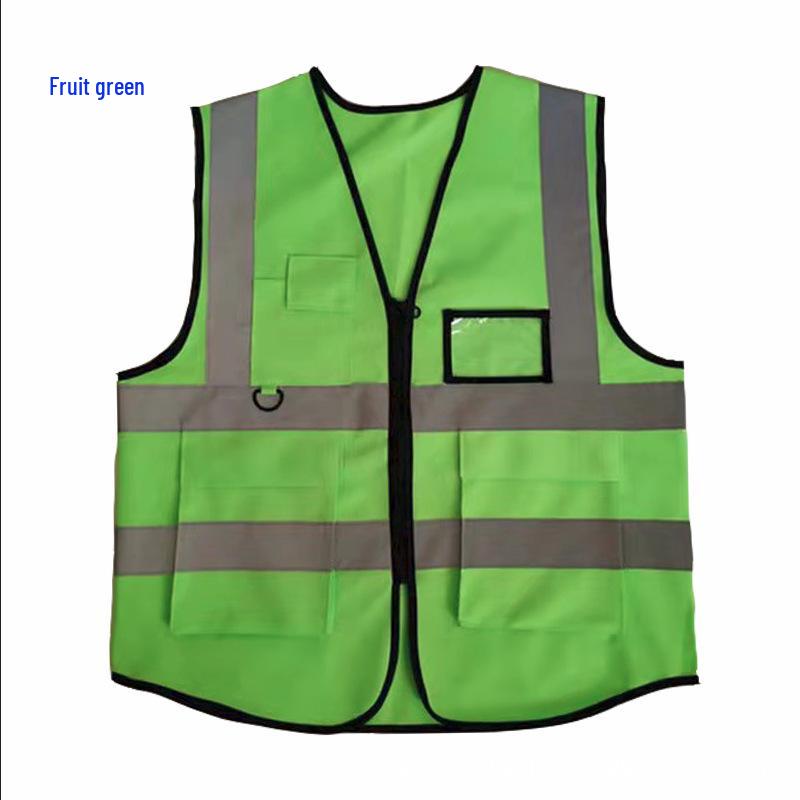 13-Color Functional Multi-Pocket Reflective Safety Vest