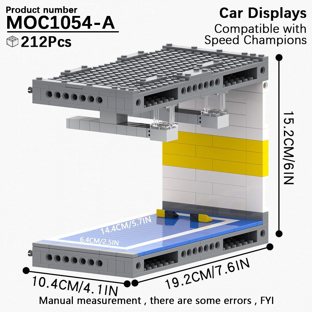 MOC Stand Movie Anime Military Action Figure Display Stands Box Blocks Compatible 75257 05007 75105 High-Speed Championed Block Bricks Toys Playsets