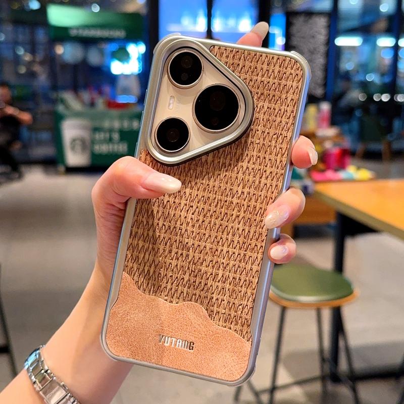 For Huawei Pura 80 70 Pro Plus Ultra Case Peak Anti-Shock Corners Drop-proof Magsafe Electroplating Soft Grip Leather Cover