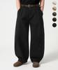 TRILLION [Special Feature] Curved Wide Cut Cotton Pants_5 Colors