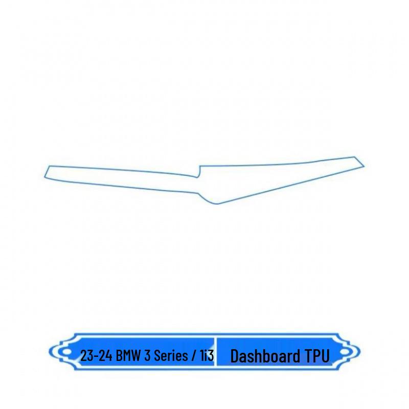 BMW 3 Series (23-25) Interior Film Kit: I3 Console Sticker & 325li Screen TPU Protector.