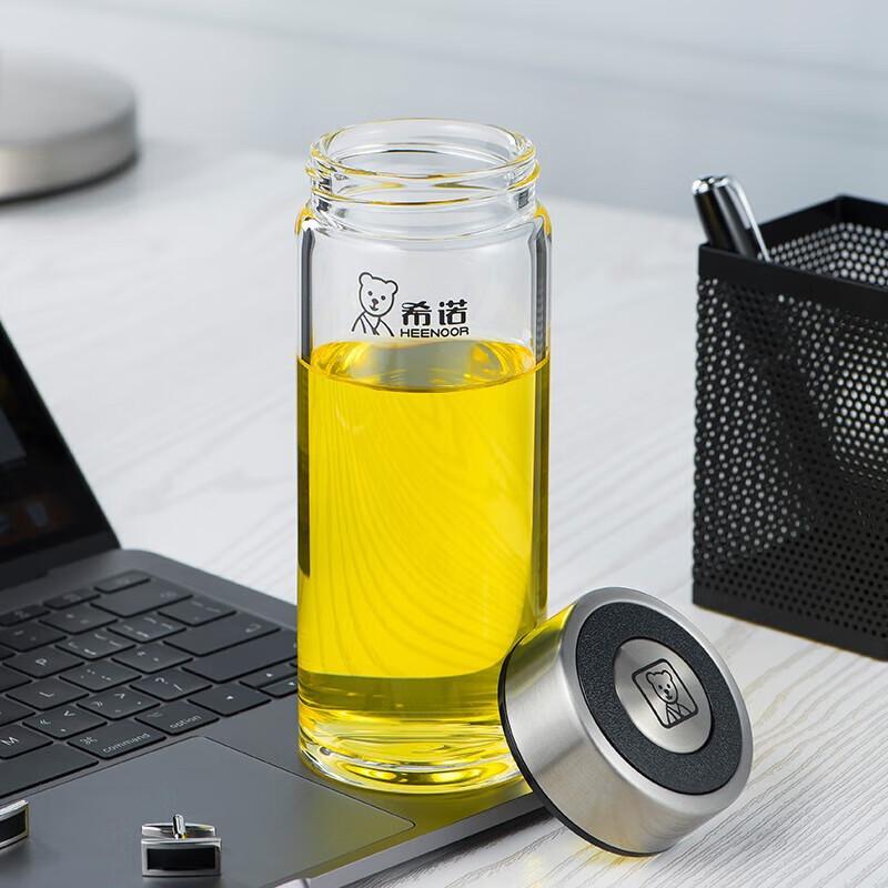 Xinuo 400ml Single-Layer Borosilicate Glass Tea Cup