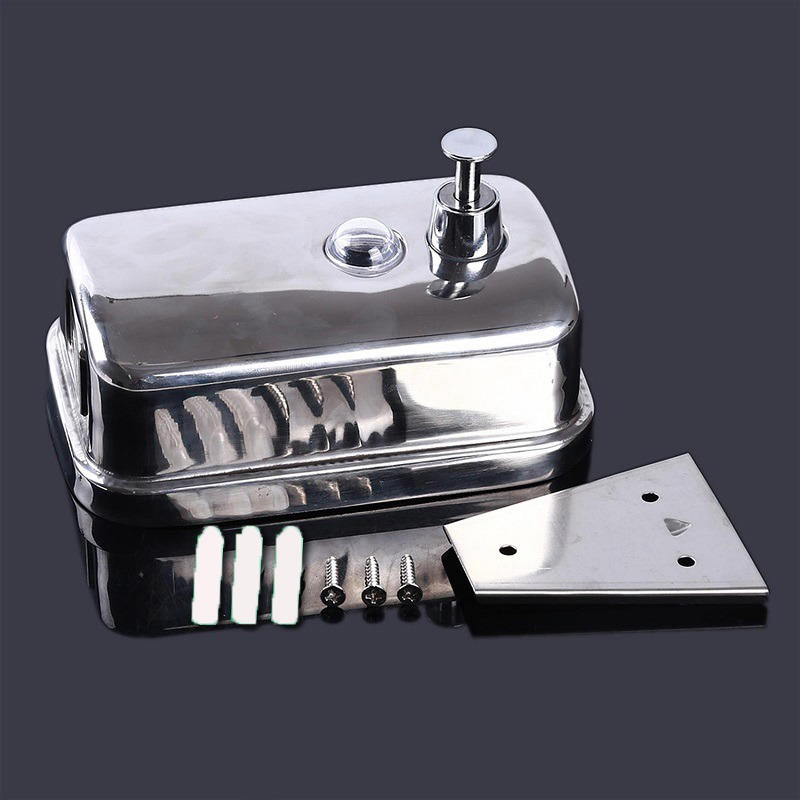 Stainless Steel Universal Liquid Soap Dispensers 500Ml Wall Mount Dispenser