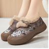 Cotton Shoes New Ethnic Style Embroidery and Velvet Thickened Mother Shoes Cloth Shoes Middle-aged and Elderly Boots