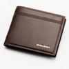 New men's wallet business short multi-card leather large-capacity high-end wallet card bag