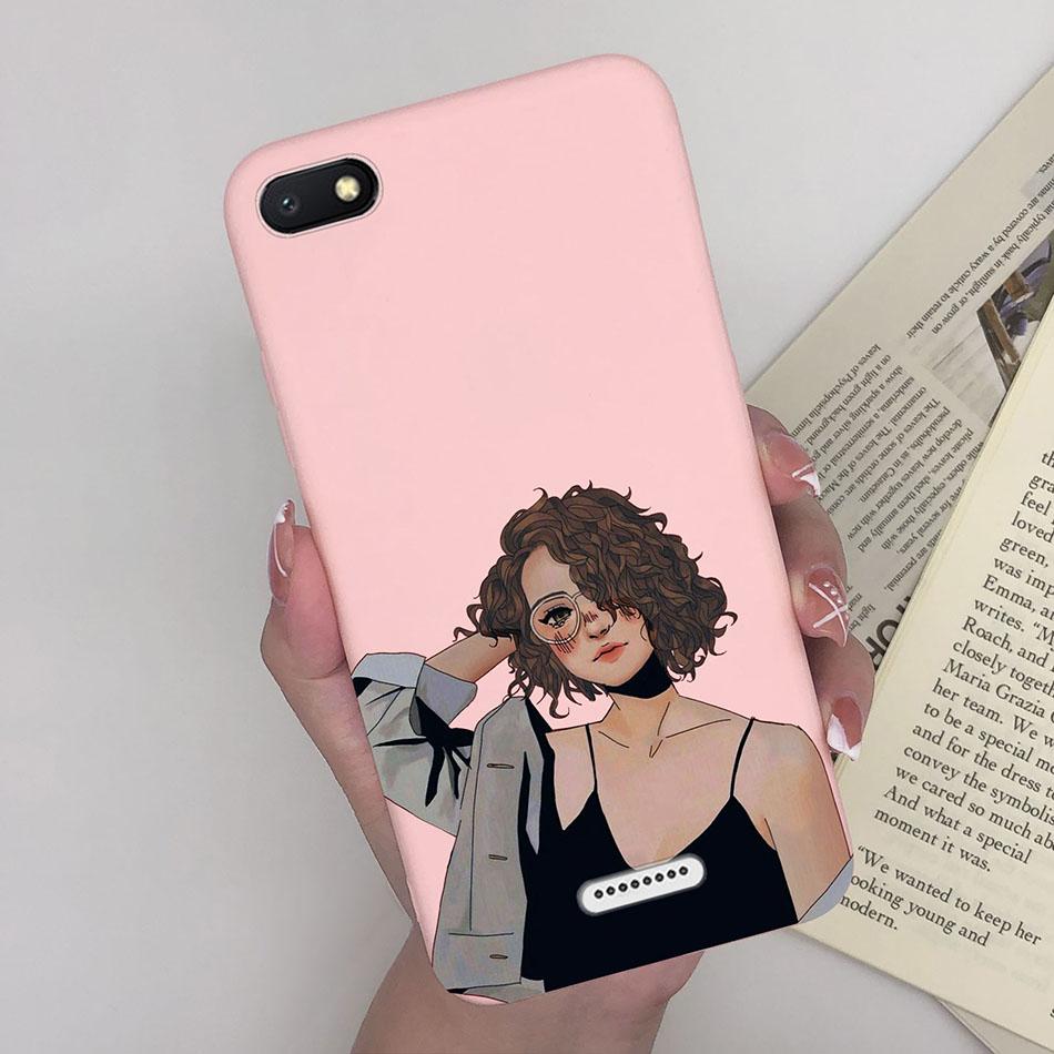 For Xiaomi Redmi 6A Case Cover Soft Silicone multicolor cute tpu Phone Cover Case For Xiomi Redmi 6A 6 A A6 bumper Phone Funda