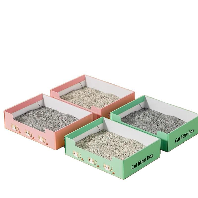 Foldable, Anti-Splash Large Disposable Cat Litter Box with Newcomer Discount