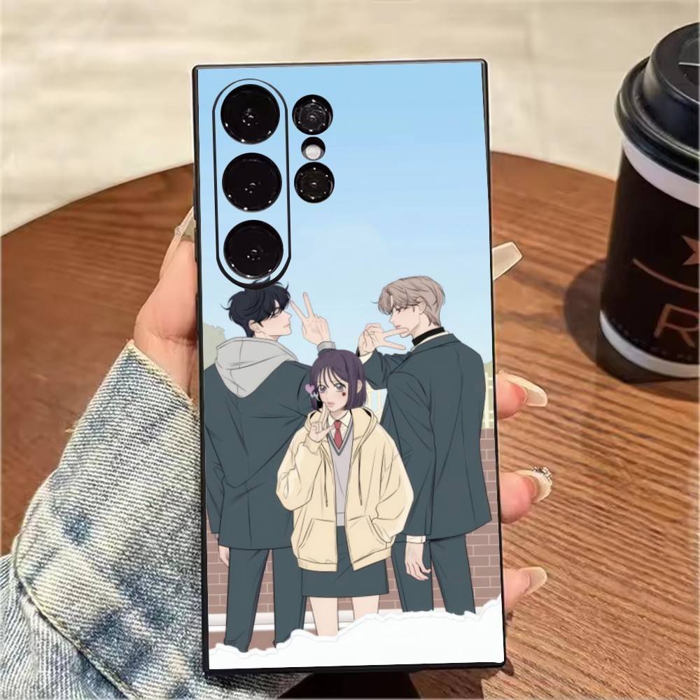 Shim Su-ae Aniem O-Operation T-True-Love Phone Case For Samsung S25,S24,S21,S22,S23,S20,Ultra,S26,Plus,Fe,Note,5G Black Cover