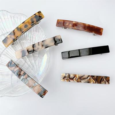 Spring Hairpin French Acetate Decor Hair Clips Versatile Color Hair Organizer Hair Accessory Hair Styling Tool