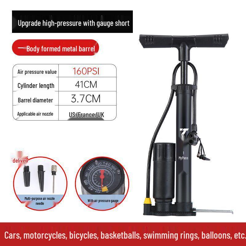 Universal High-Pressure Electric Air Pump for Bicycles, Cars, Motorcycles, and Basketballs