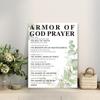 Armor of God Wall Art,Armor of God Prayer Wall Decor Canvas Print Painting Artwork for Christian Home Office Wall Decor