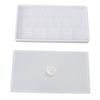 Watch Parts Storage Box Divided Storage Precise Parts Watch Movement Dial Tray with Dustproof Cover