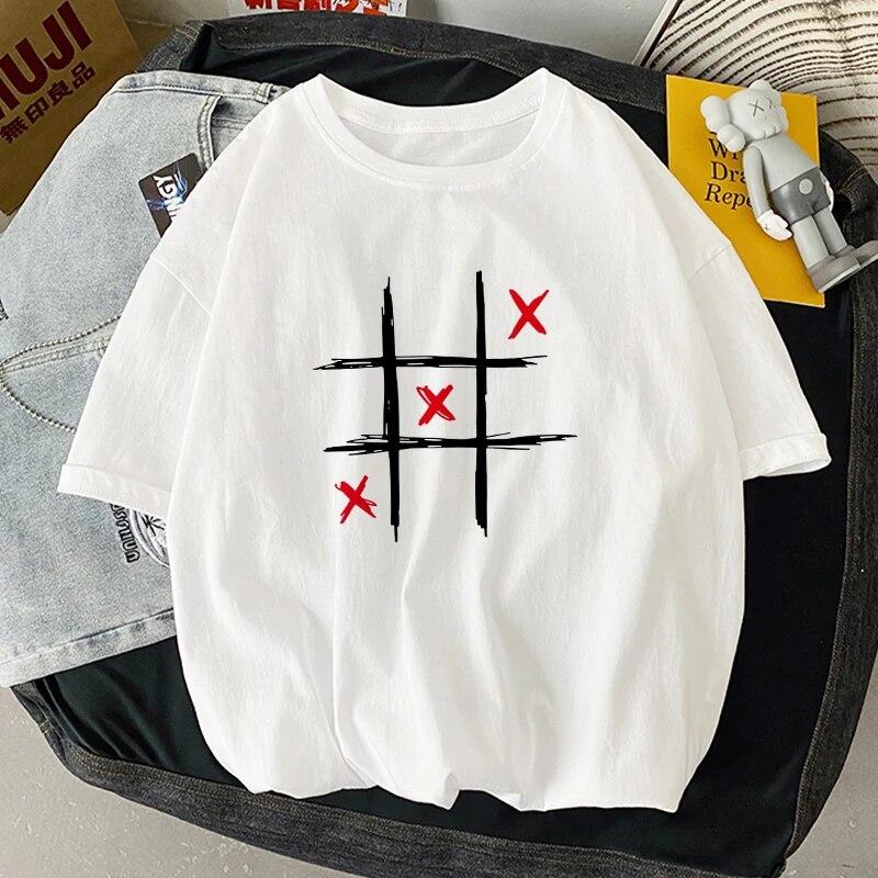 Funny Graphic T Shirts Women Creative Print Tops FeUnisex Y2K Summer Short Sleeve Tee Unisex Oversized Streetwear Tee Clothes