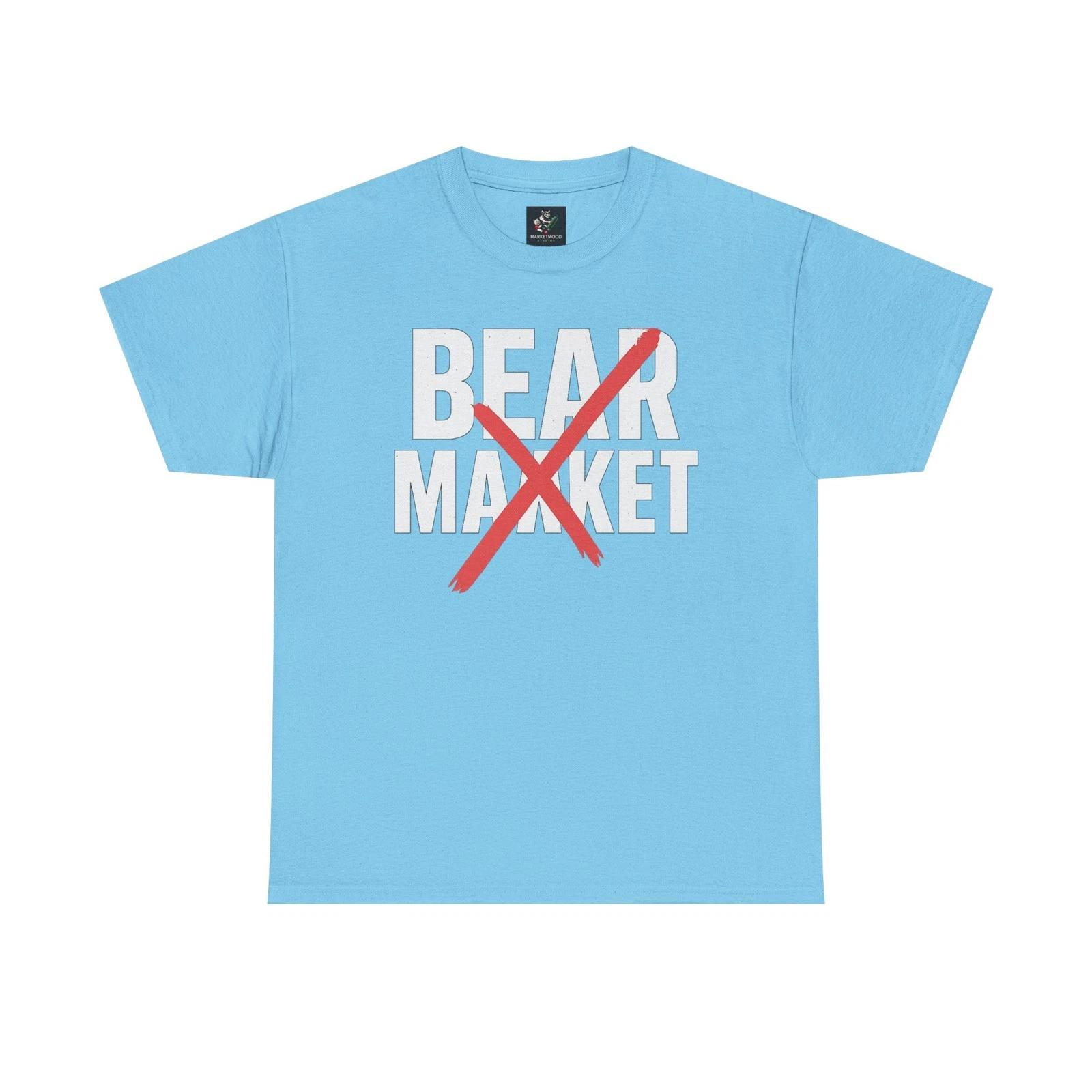 Bear Market Tee   Stock Market Slogan Shirt, Invest Finance Graphic blue 2XL