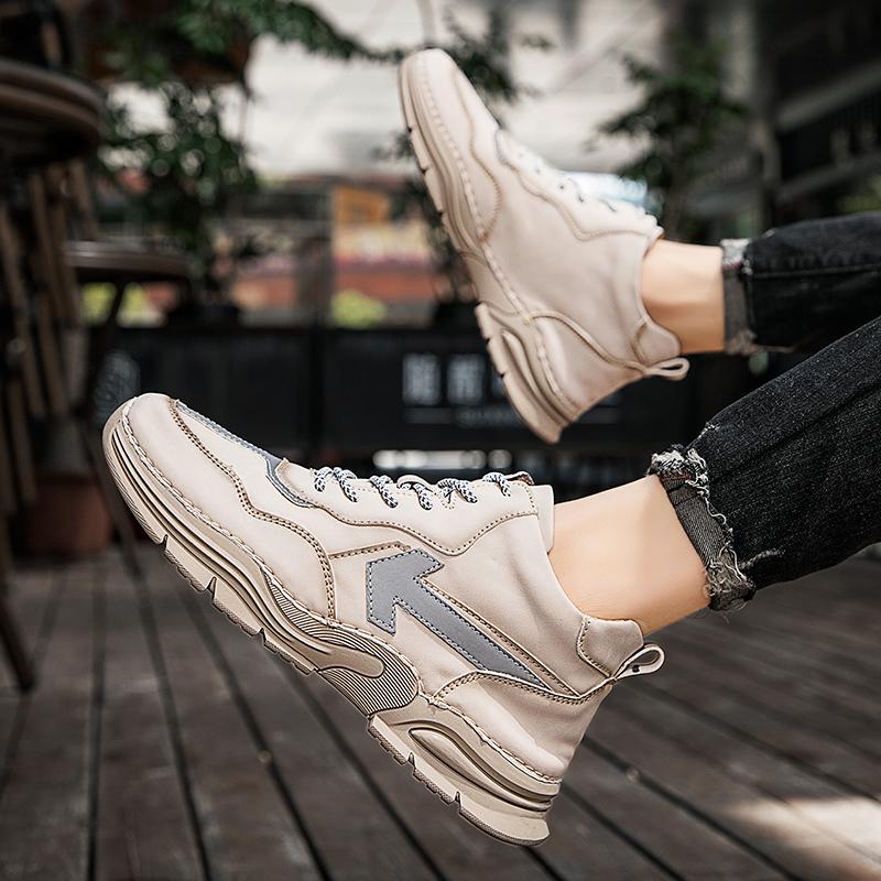 Herbst Winter Handgemachte Männer Stiefel Schuhe Bequeme Stiefeletten Für Männer Casual Schuhe Mokassins Mann Werkzeug Schuhe