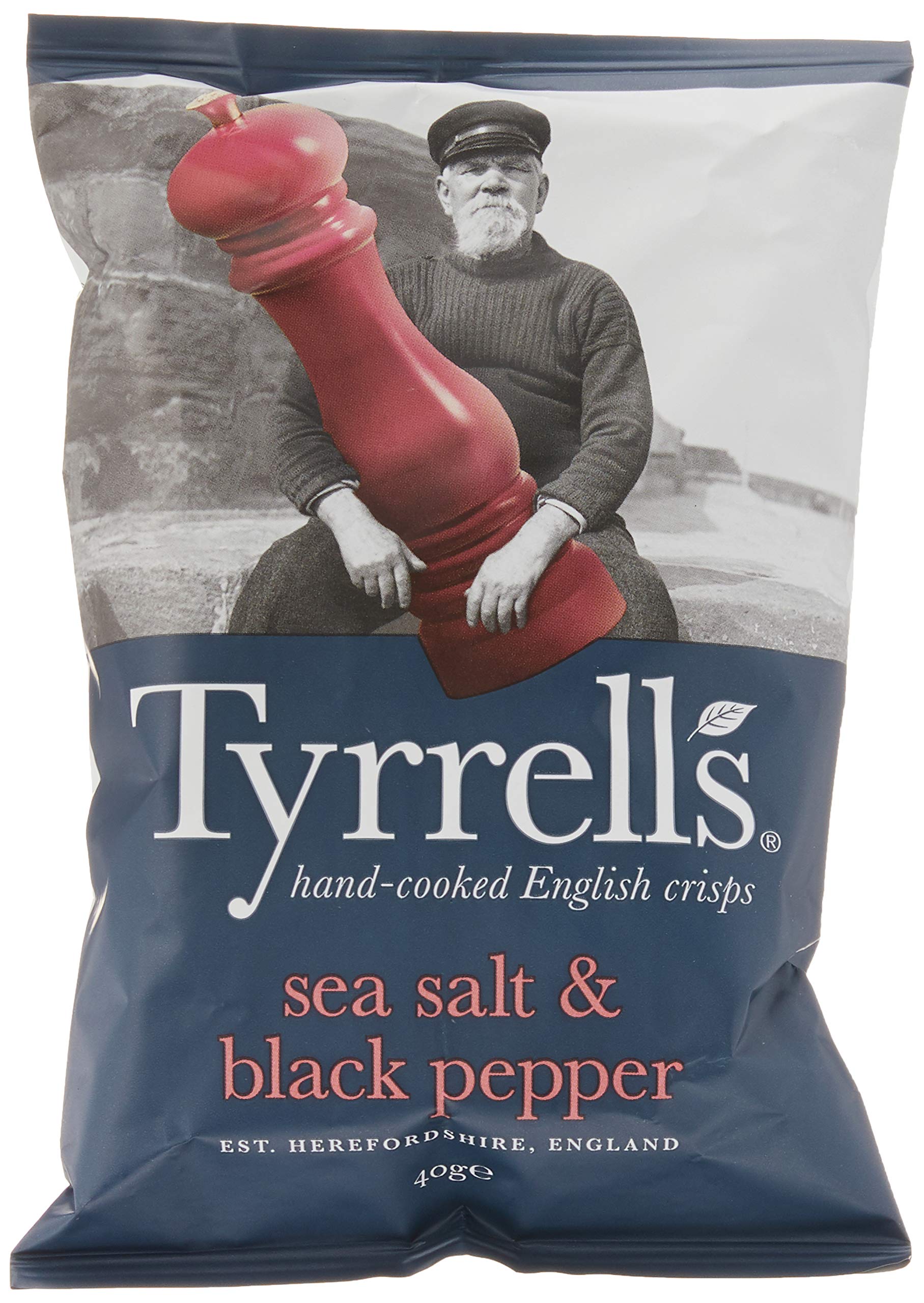 

Tyrrell Potato Chips Sea Salt Black Pepper 40g &