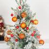 1 Box 30/60mm Weihnachtskugel-Ornamente Funkelnde Weihnachtsbaum-Anhänger Dekorative Hängende Weihnachtskugeln Kugeln