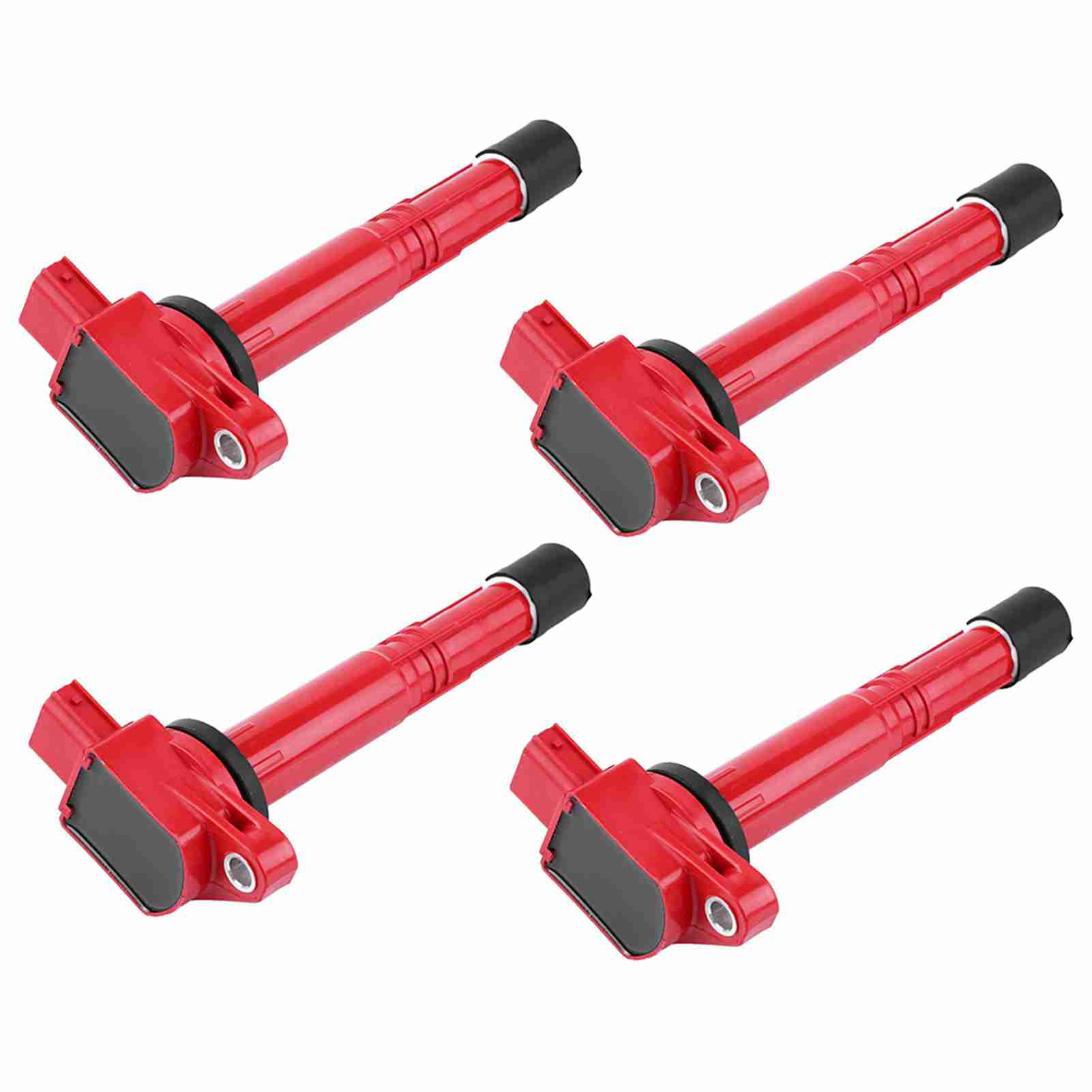 

4 шт. Элементная автомобильная катушка зажигания подходит для Honda Accord Civic RSX CSX Автозапчасти UF311 (красный)