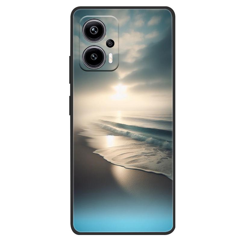 For Xiaomi Redmi Note 12T Pro Cases Soft Silicone Back Case For Redmi Note 12T Pro tpro Phone Cover Black Bumper TPU Funda Coque