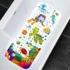 1pc Cartoon Non Slip Bath Mats Ocean Theme Bathtub Mats Dolphin Whale Turtle Shower Mat with Suction Cups & Drain Holes Safe Mat