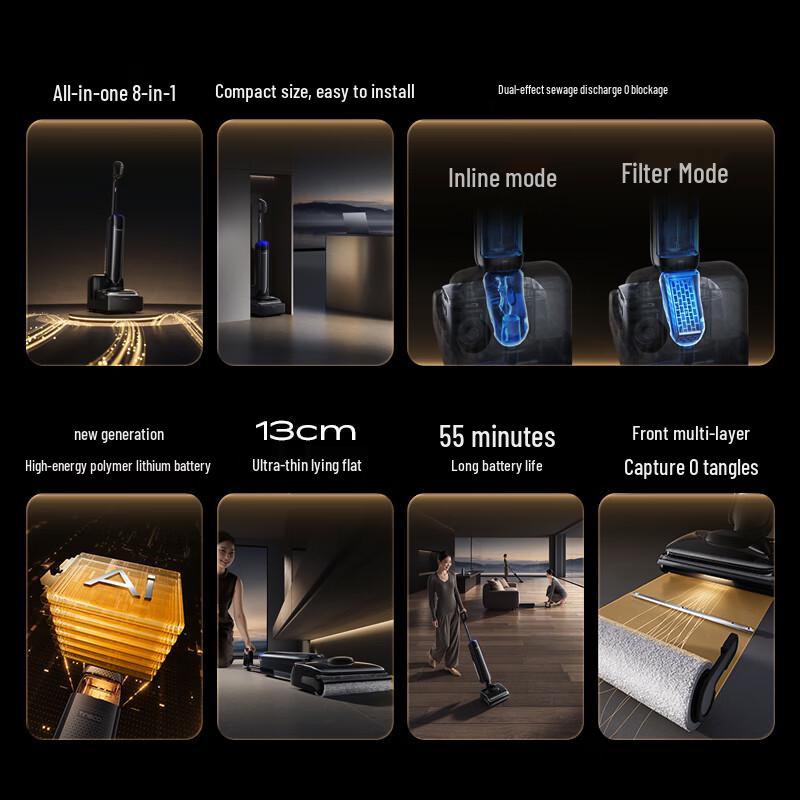 Tineco StationPod Cordless Wet/Dry Vacuum with Auto Water Station