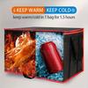 Folding Insulated Bag Oversized Picnic Bag Handheld Cooler Bag  For Outdoor Camping