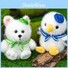 Scarf Fox Cute Seagull Cartoon Animal Plush Doll Pendant For Bag Decoration