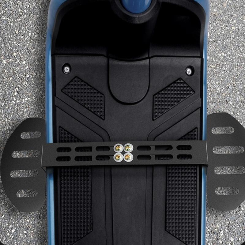 Electric Kickboard Deck Footrest Part, Front Support Piece with Sliding 20 To 35 Cm Metal Mount and Black Finish for Front Section Use and Deck Area