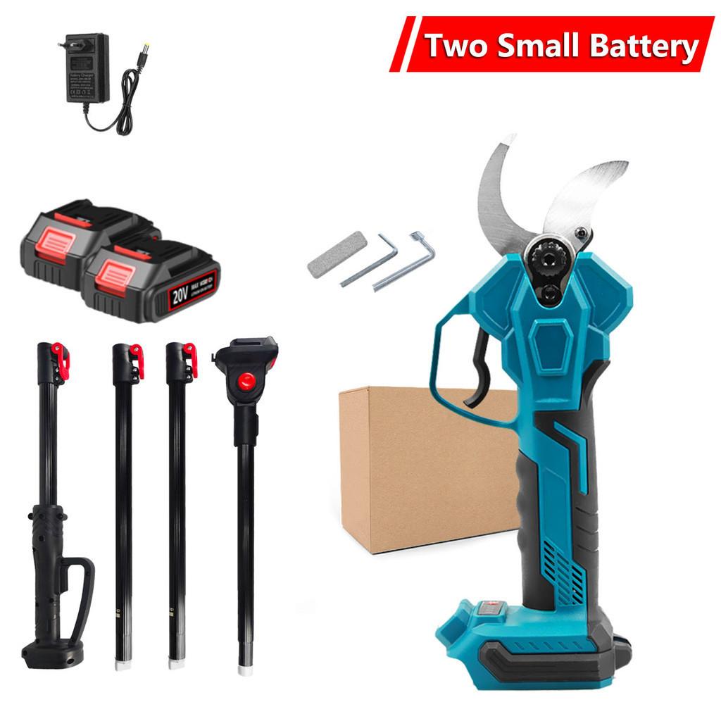 Pruning Shears Efficient Fruit Tree Bonsai Pruning Branche Cutter Blue Brushless Cordless Electric Scissors Extension Pole Pruner