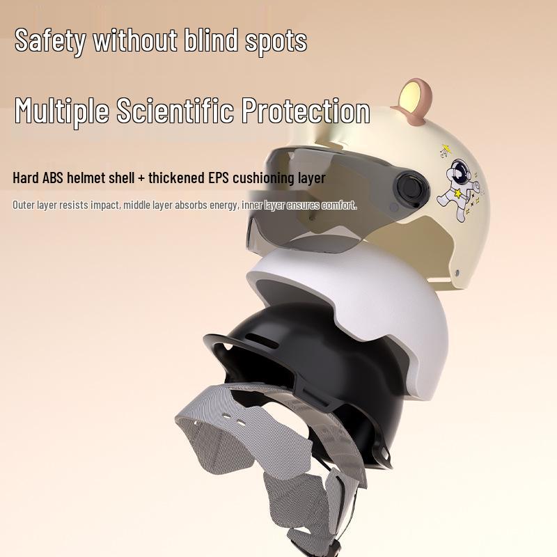 Universal Kids Summer Safety Helmet: 3C Certified, All-Season Protection for Boys & Girls