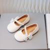Kids Girls Soft Sole Pearl Princess Leather Shoes Fashion Casual Dance Shoes