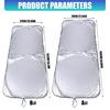 Front Window Shade for Parked Cars, Foldable Windshield Cover with Nylon Surfaces and Easy Storage Design for Daily Outdoor Parking Use