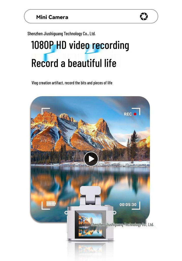 Retro Dual Camera HD Mini Travel Camera for Students