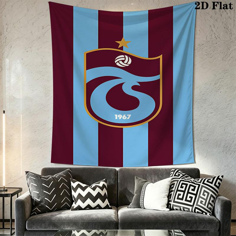 Trabzonspor Wall Hanging Printed Fabric Blanket Decorative Tapestries for Bedroom Living Room Home Decor