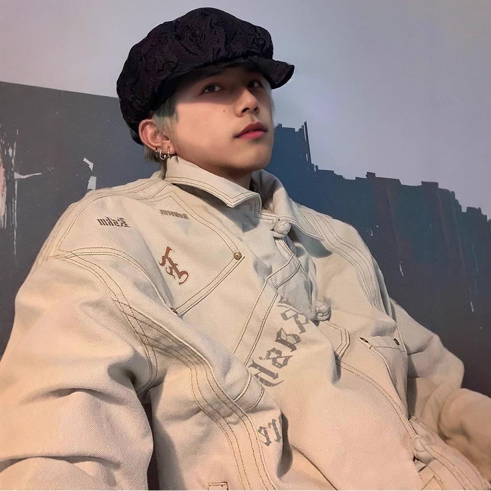 2024 Unisex Retro American-Style Loose Workwear Jacket - Early Autumn Design