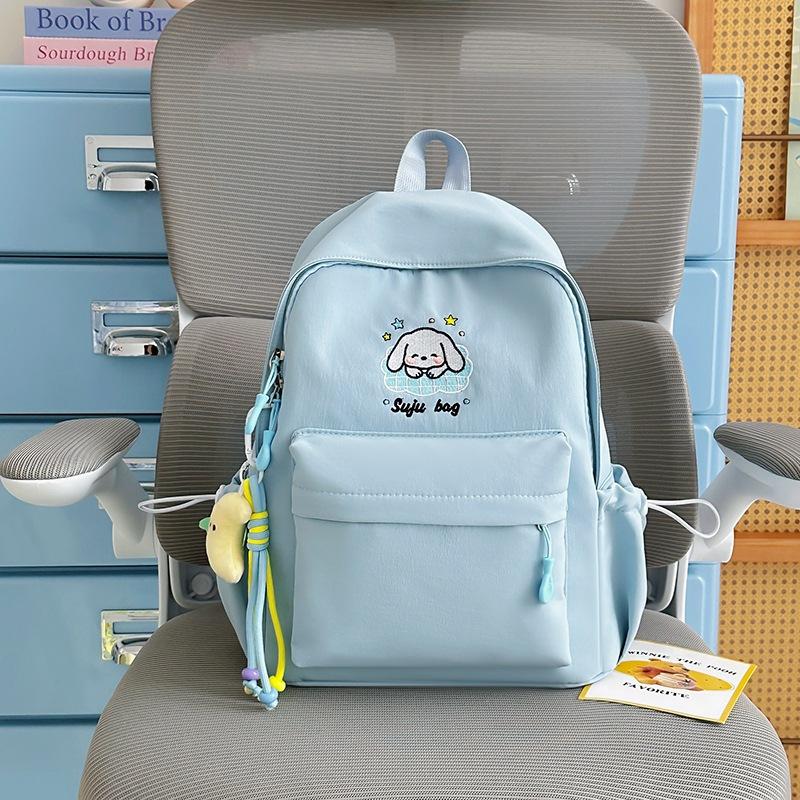 Schoolbag new Korean version junior high school student backpack women's casual simple schoolbag women's fashion large-capacity high-value backpack