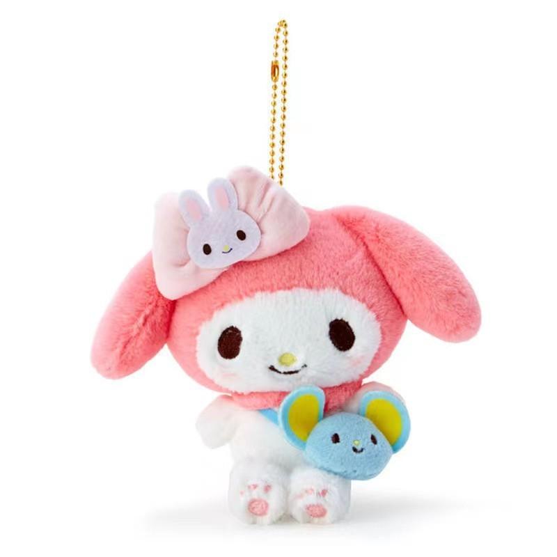 Cute Amine Characters Kurom Melody Plush Toys Stuffed Animals Small Plush Keychains Christmas Birthday Gift