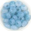 50 Acrylic Two-Color Crackle Crystal Large Hole Beads - Spring Color Spacer for DIY Bracelets