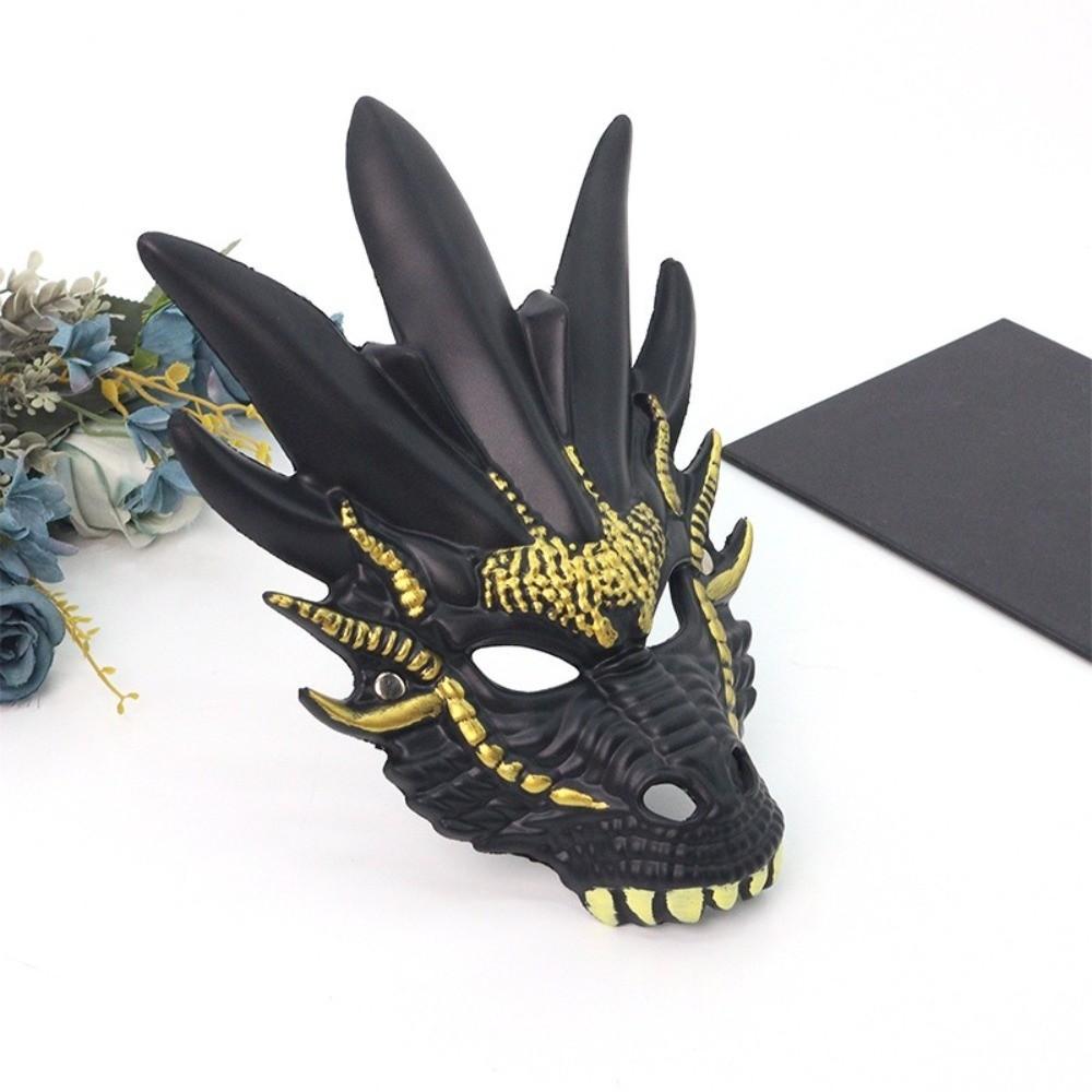 Plastik Halloween Maske Tier Maskenball Maske Kreative Drachenkopf Maske Karneval