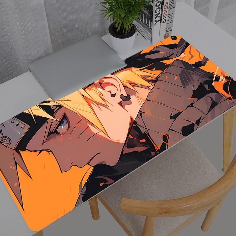 Anime Computer Mouse Pad Naruto Gamer Mouse Pads Large Durable Anime Gaming Mousepad XXL Desk Mause Pad Keyboard Mouse Carpet