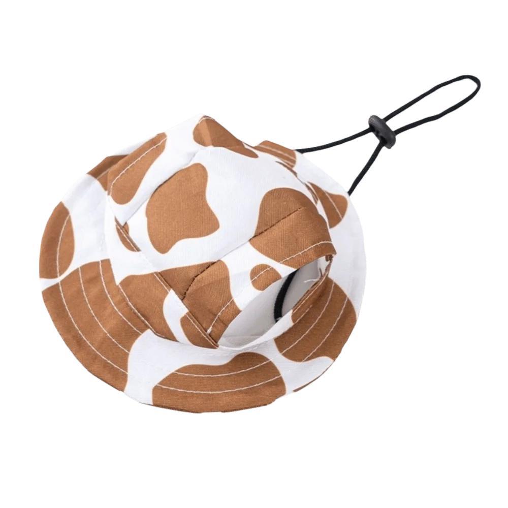 Cappello da Sole Traspirante per Gatto Cane con Coulisse Regolabile e Fori per le Orecchie Cappello a Secchiello per Animali Domestici Comodo Cappello da Sole per Animali Domestici Attività sulla Spiaggia Carino